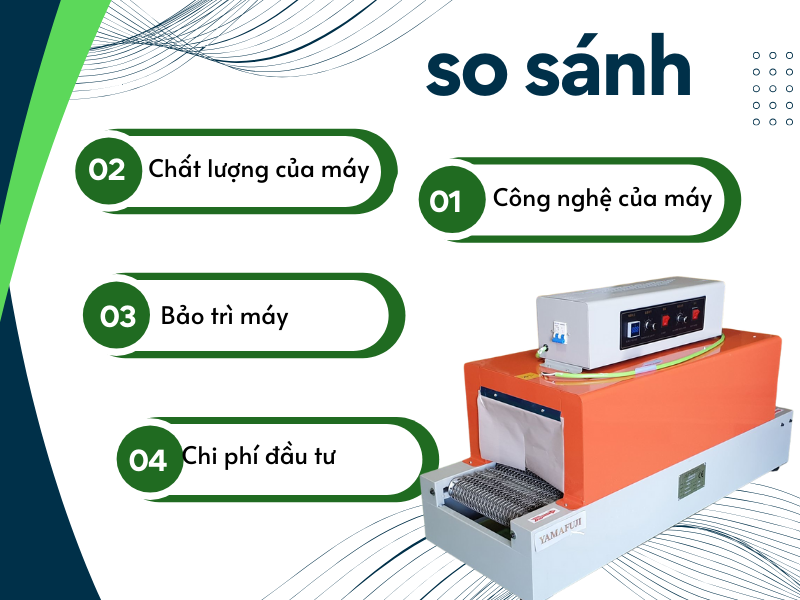 Nên chọn máy co màng nhập khẩu hay máy co màng nội địa