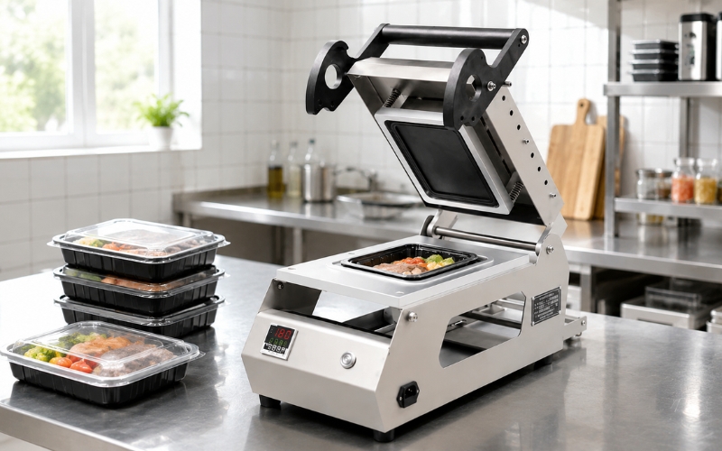 Máy dán miệng khay Yamafuji DQ-5