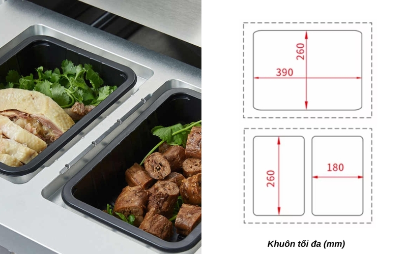 Tính năng của máy hút chân không dán miệng khay Yamafuji DQ320L-V