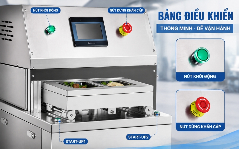 Tính năng nổi bật của máy hút chân không miệng khay Yamafuji DQ370L-E