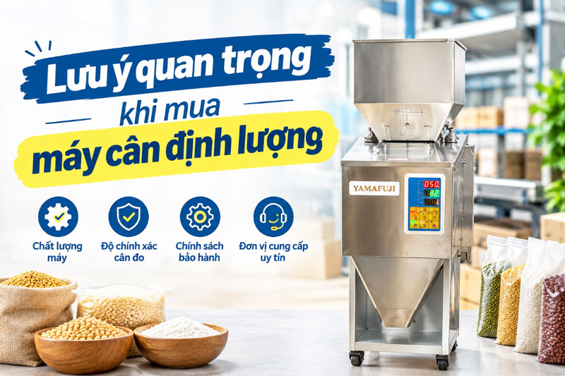 Lưu ý quan trọng khi mua máy cân định lượng