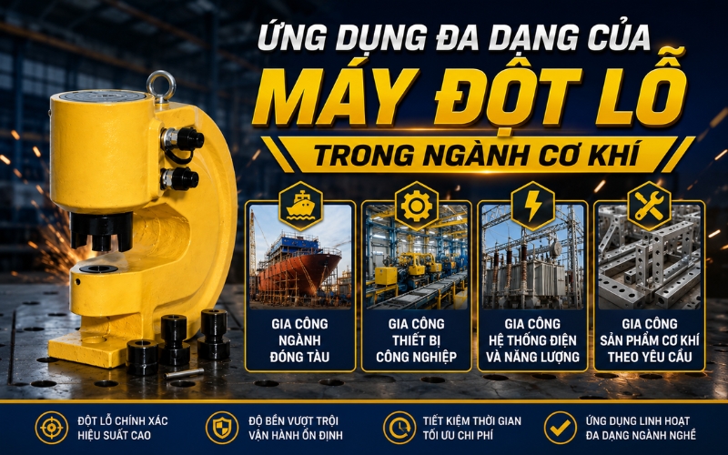 May dot lo trong gia công sản phẩm cơ khí theo yêu cầu