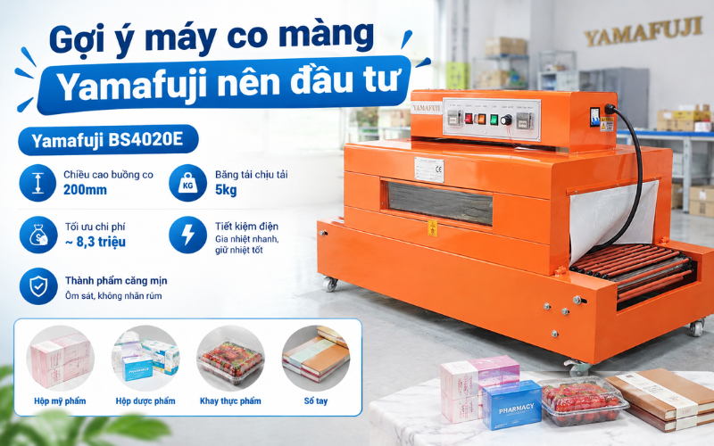 máy co màng Yamafuji BS4020E 