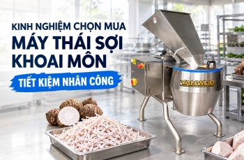 Kinh nghiệm chọn mua máy thái sợi khoai môn giúp tiết kiệm nhân công