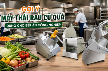 Gợi ý máy thái rau củ quả dùng cho bếp ăn công nghiệp