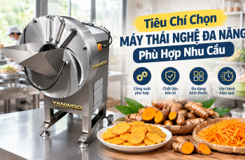 Tiêu chí chọn máy thái nghệ đa năng phù hợp nhu cầu