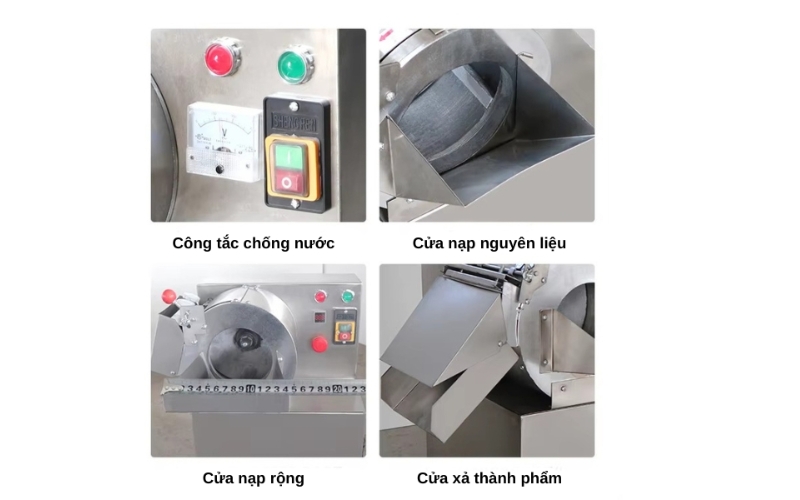 Điểm mạnh đáng chú ý của máy thái rau củ SH-60