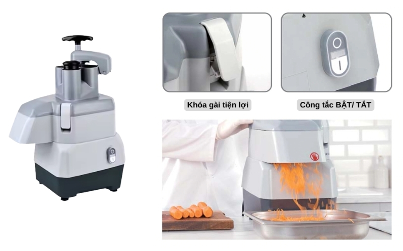 Tính năng nổi bật của máy thái rau củ quả Yanwoo VB-60CN