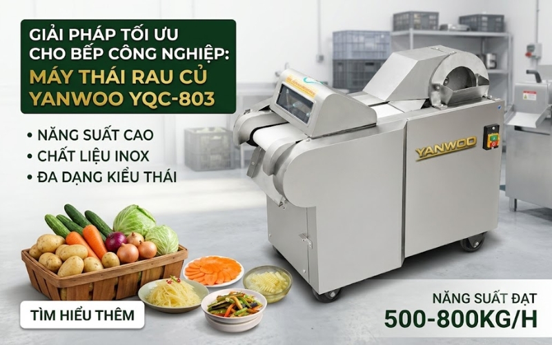 Điểm nổi bật của máy thái rau củ Yanwoo YQC-660