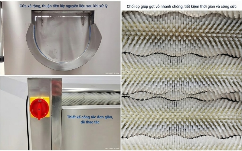 Ưu điểm nổi bật của máy gọt rửa củ quả Yanwoo CX-100