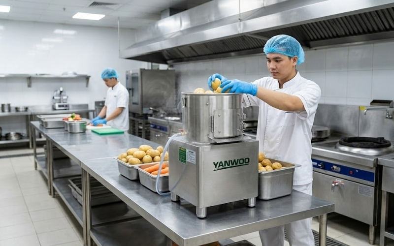 Máy gọt rửa củ quả Yanwoo XT-P30