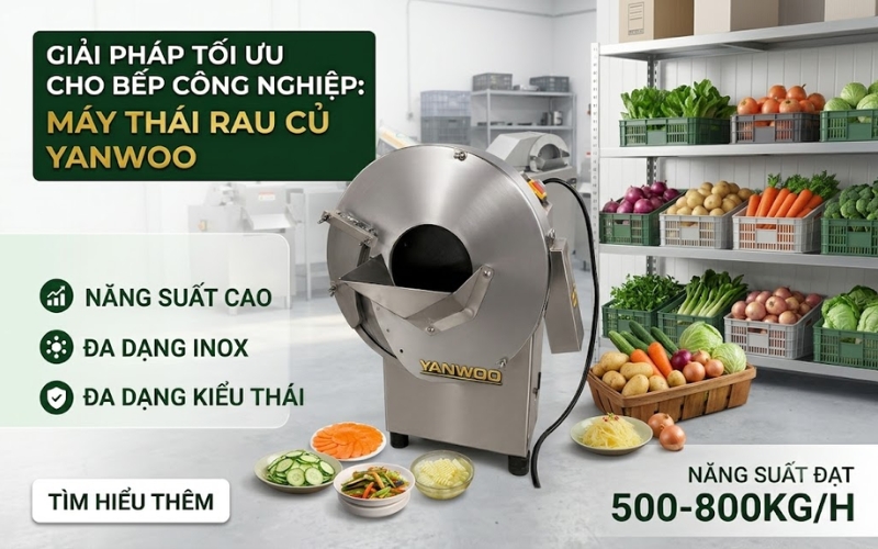 Máy thái lát, thái sợi gừng riềng YANWOO SS150