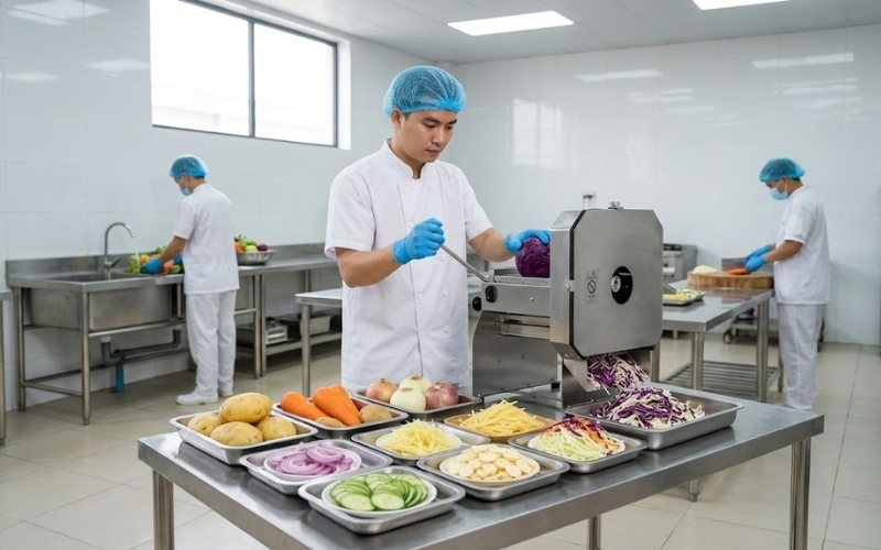 Máy thái rau củ mini YC-330