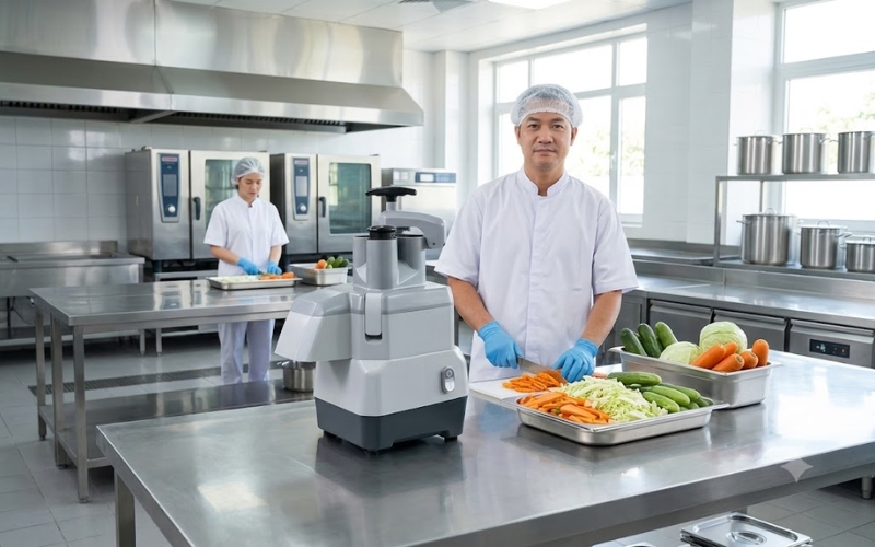 Máy thái rau củ quả Yanwooo VB-60CH