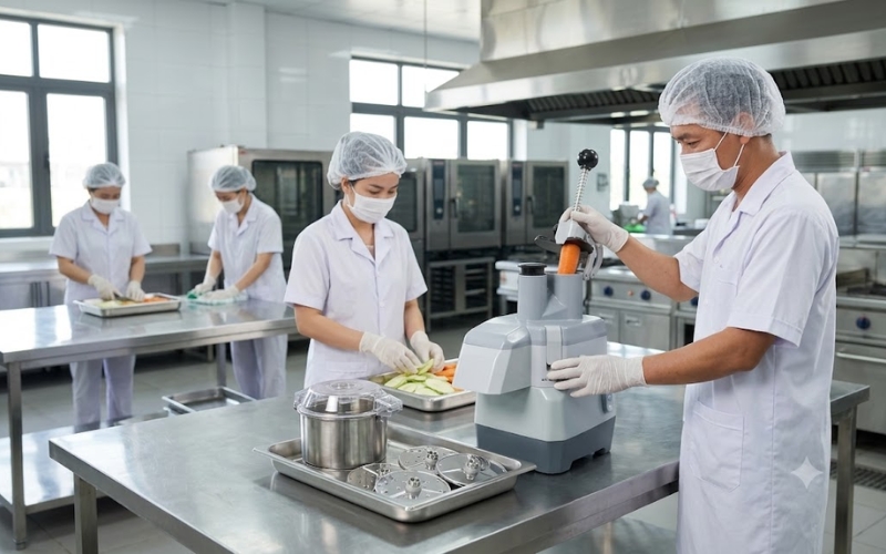 Máy thái rau củ quả Yanwoo VB-60CN