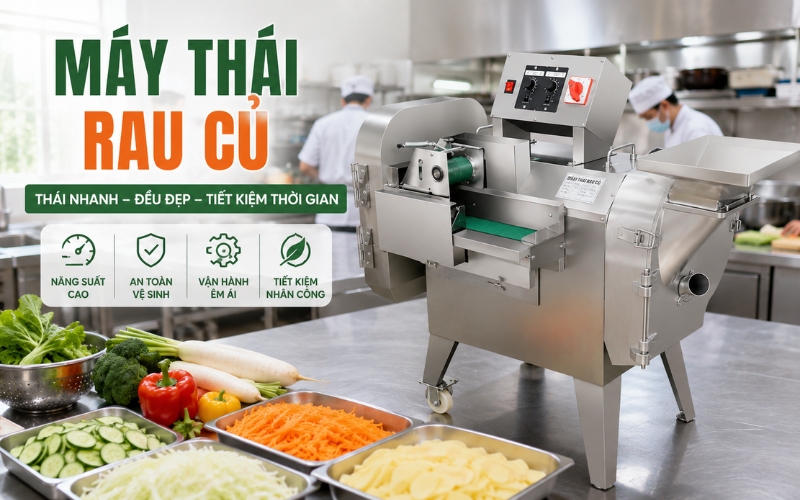 Máy thái rau củ đa năng inox 304 YANWOO YQC-803