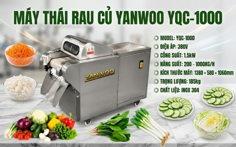 Máy thái rau củ Yanwoo YQC-1000