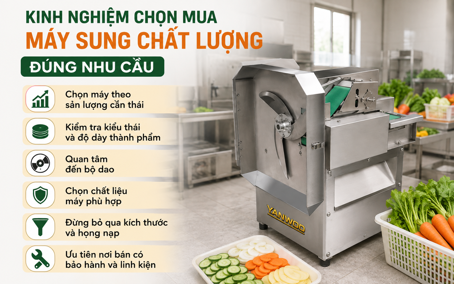 Kinh nghiệm chọn mua máy sung chất lượng - Đúng nhu cầu