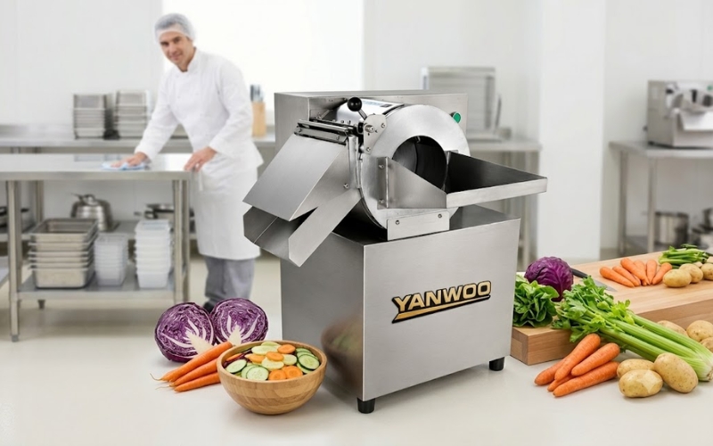 Thân máy inox 304, bền và dễ vệ sinh