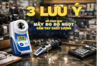 3 Lưu Ý Để Chọn Mua Máy Đo Độ Ngọt Cầm Tay Chất Lượng
