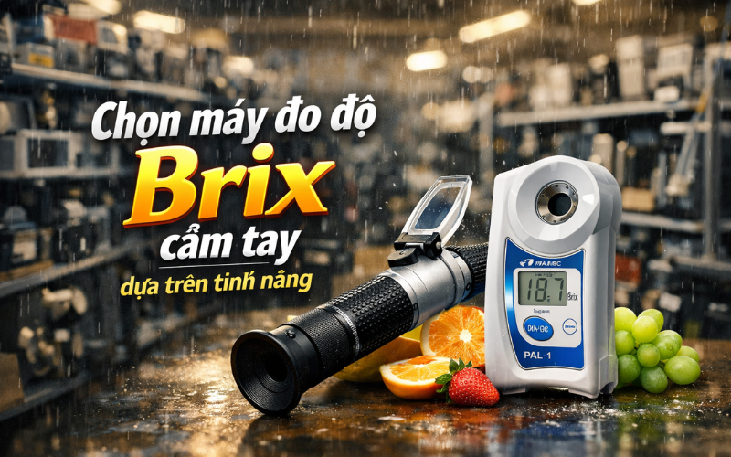 Chọn máy đo độ Brix cầm tay dựa trên tính năng 