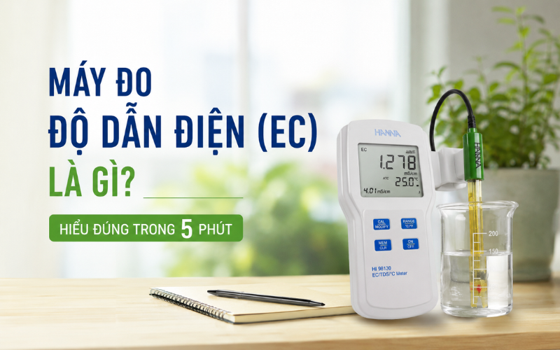 Máy Đo Độ Dẫn Điện (Ec) Là Gì? Hiểu Đúng Trong 5 Phút