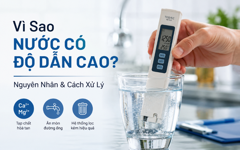 Vì Sao Nước Có Độ Dẫn Cao? Nguyên Nhân & Cách Xử Lý