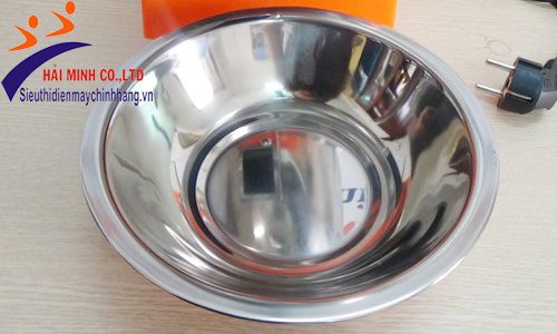 Khay đựng đá bằng inox sáng bóng, đảm bảo vệ sinh