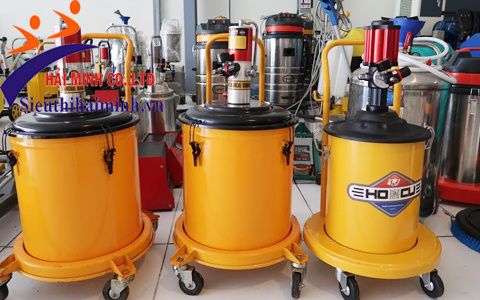 Máy bơm mỡ khí nén sử dụng đơn giản, dễ dàng