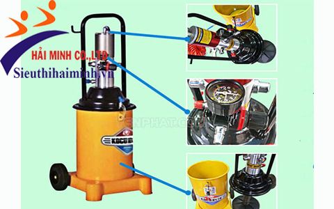 Máy bơm mỡ được làm bằng chất liệu cao cấp 