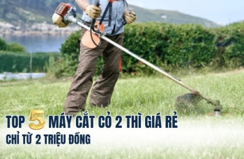 Top 5 máy cắt cỏ 2 thì giá rẻ chỉ từ 2 triệu đồng