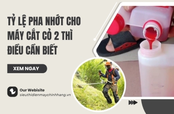 Tỷ Lệ Pha Nhớt Máy Cắt Cỏ 2 Thì – Điều Cần Biết