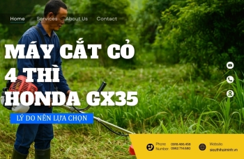 Ưu điểm máy cắt cỏ 4 thì honda gx35, lý do nên lựa chọn