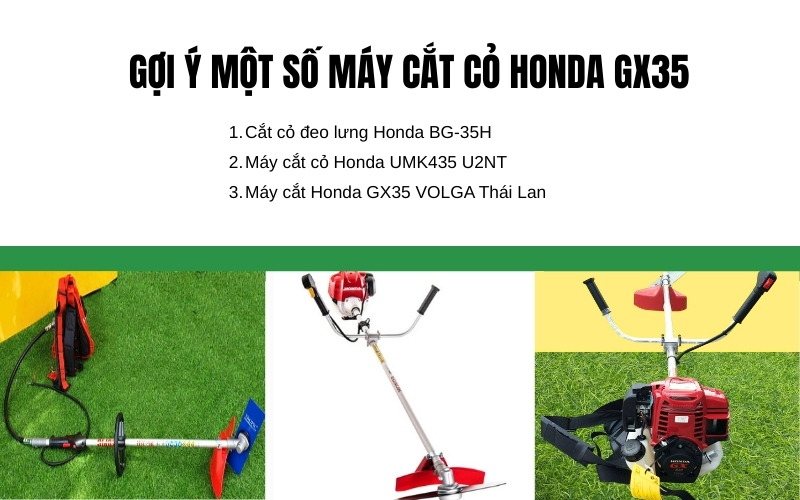 Gợi ý một số máy cắt cỏ Honda GX35
