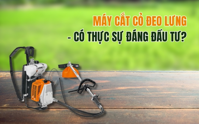 Máy Cắt Cỏ Đeo Lưng – Có Thực Sự Đáng Đầu Tư?