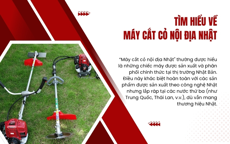 Tìm hiểu về máy cắt cỏ nội địa Nhật là gì?