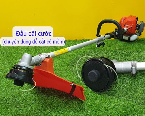 Máy cắt cỏ đa năng Yamafuji GX35 4 trong 1 - đầu cắt cước để cắt cỏ mềm