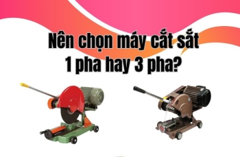 Nên chọn máy cắt sắt 1 pha hay 3 pha? So sánh chi tiết