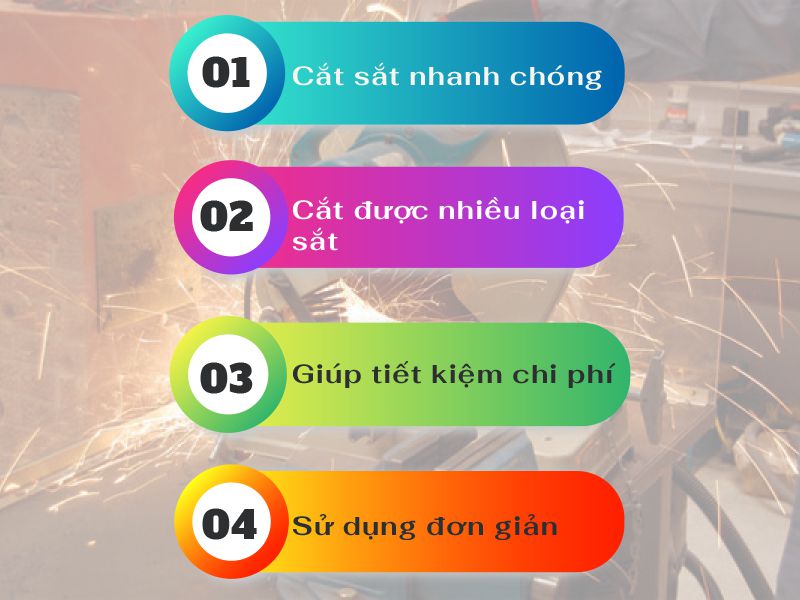 Lợi ích khi sử dụng máy ​cắt sắt