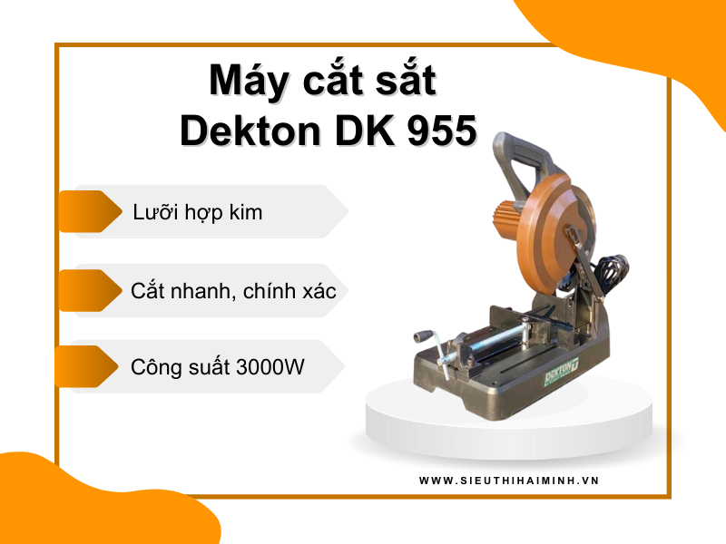 Máy cắt sắt Dekton DK 955