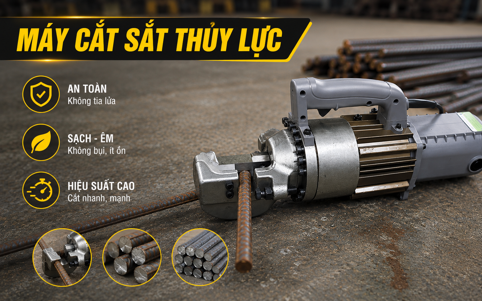 Máy cắt sắt thủy lực là gì?