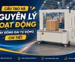Hình ảnh Cấu tạo và nguyên lý hoạt động máy đóng đai tự động chi tiết