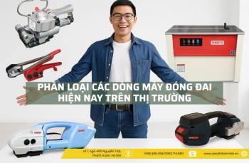 Phân loại máy đóng đai phổ biến trên thị trường