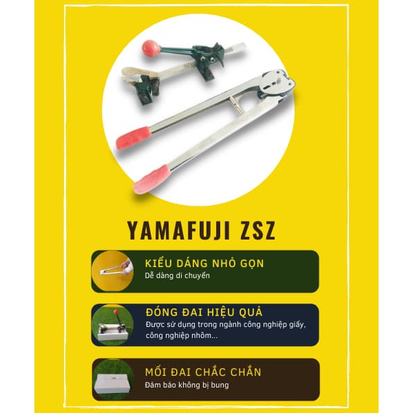 Bộ dụng cụ siết kẹp đai nhựa​ Yamafuji ZSZ