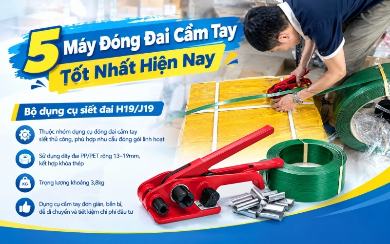 Bộ dụng cụ siết đai H19J19