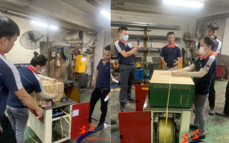 Kinh nghiệm chọn máy đóng đai thùng đúng chuẩn