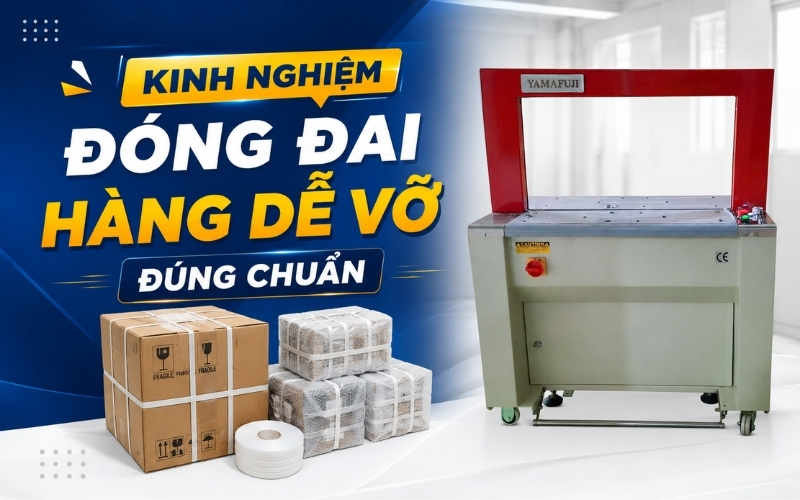 Kinh nghiệm đóng đai hàng dễ vỡ đúng chuẩn