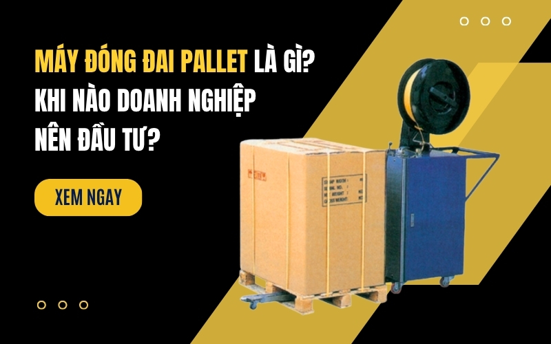Máy Đóng Đai Pallet Là Gì Khi Nào Doanh Nghiệp Nên Đầu Tư
