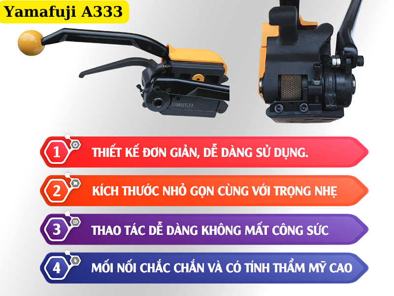 Máy đóng đai thép A333 độc quyền tại Siêu thị điện máy chính hãng