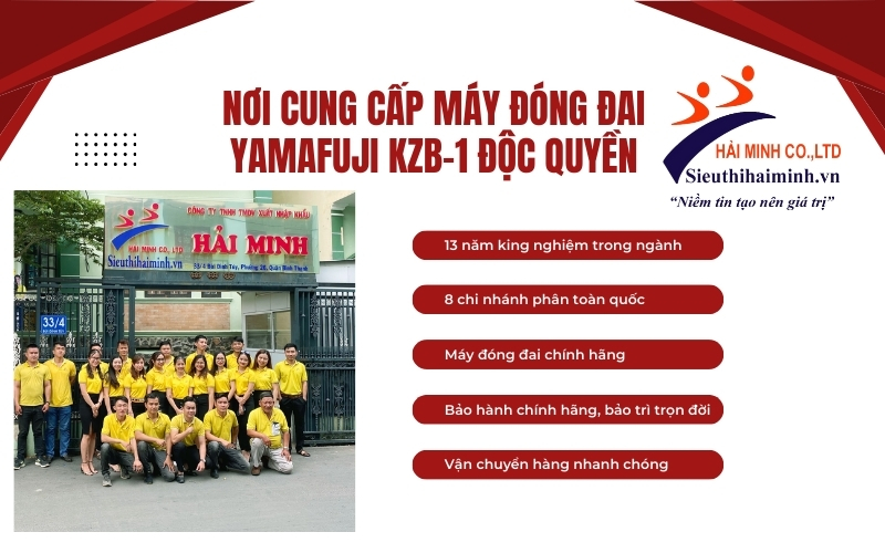 Nơi cung cấp máy đóng đai Yamafuji KZB-1 độc quyền
